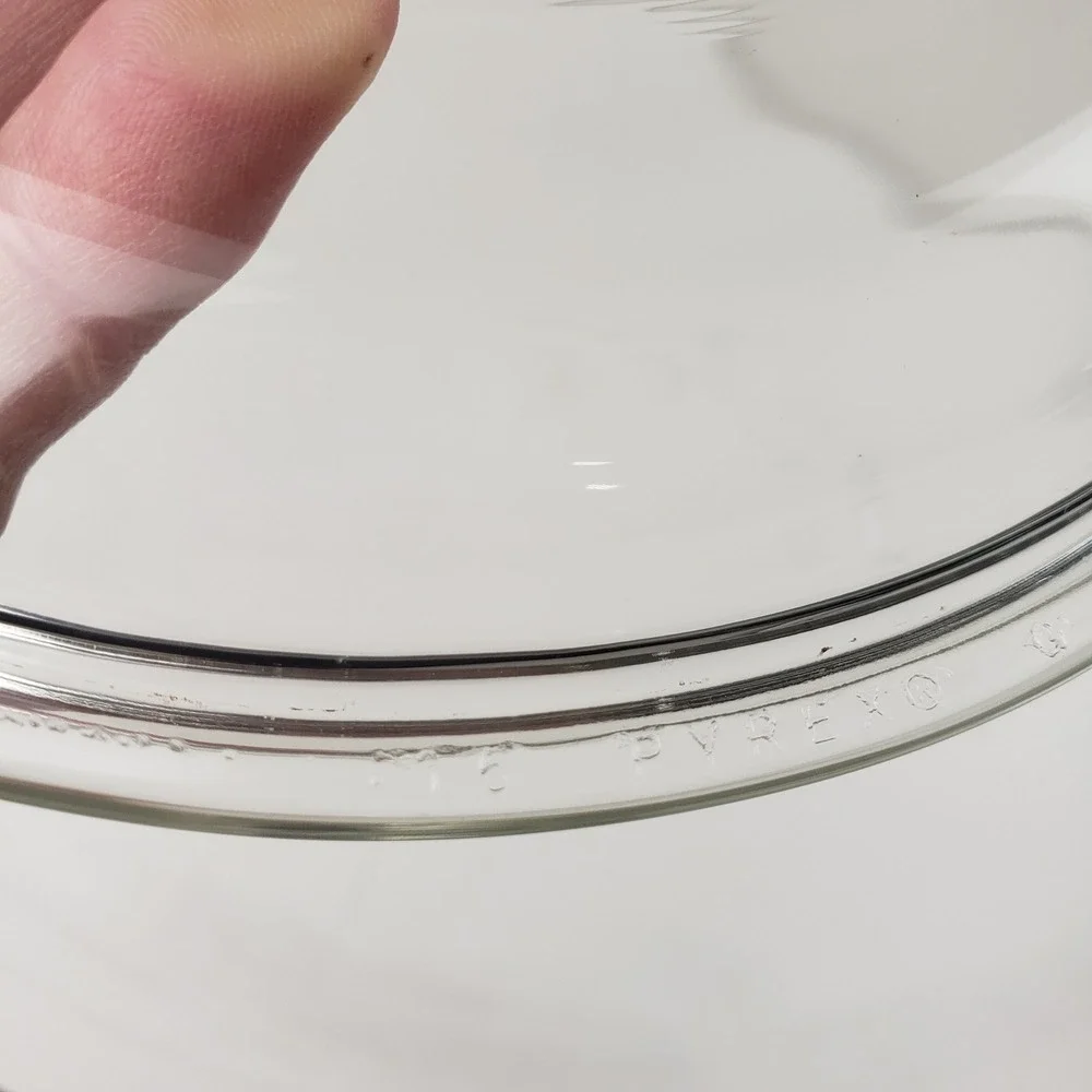 Vintage Pyrex Clear Glass Lid G-5-C Replacement Round Casserole Cover 7.5 Inch
